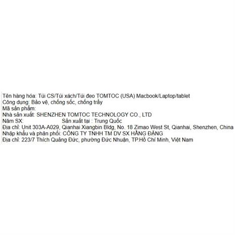 Túi xách chống sốc laptop 13/14 inch Tomtoc A03D3G3 Màu Xám