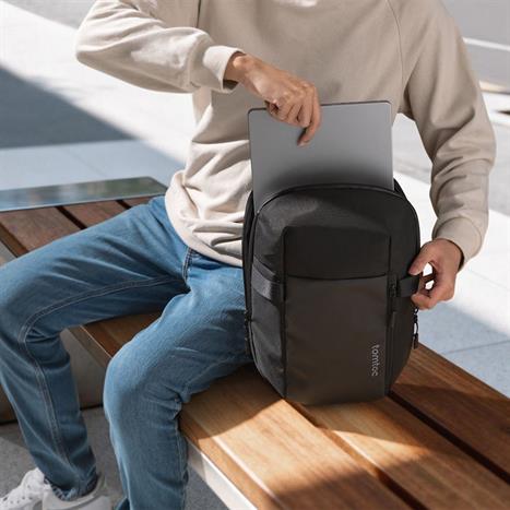 Túi đeo chống sốc laptop 14 inch Tomtoc T24M1D1 Đen Màu Đen