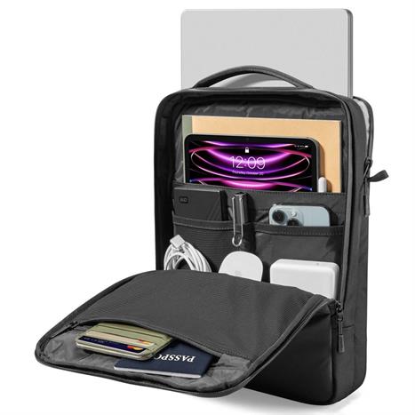 Túi đeo chéo chống sốc laptop 15 inch Tomtoc A04F2D1 Đen Màu Đen