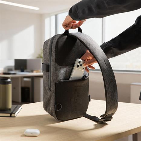 Túi đeo chống sốc laptop 14 inch Tomtoc T24M1G3 Xám Màu Xám