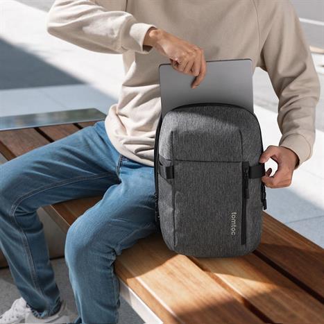 Túi đeo chống sốc laptop 14 inch Tomtoc T24M1G3 Xám Màu Xám