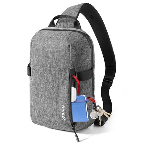 Túi đeo chống sốc laptop 14 inch Tomtoc T24M1G3 Xám Màu Xám