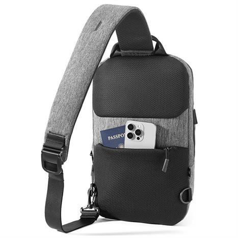 Túi đeo chống sốc laptop 14 inch Tomtoc T24M1G3 Xám Màu Xám