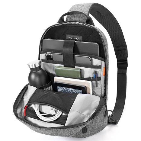 Túi đeo chống sốc laptop 14 inch Tomtoc T24M1G3 Xám Màu Xám