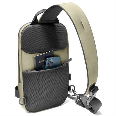 Túi đeo chống sốc laptop 14 inch Tomtoc T24M1K1 Kem Màu Khaki/xanh