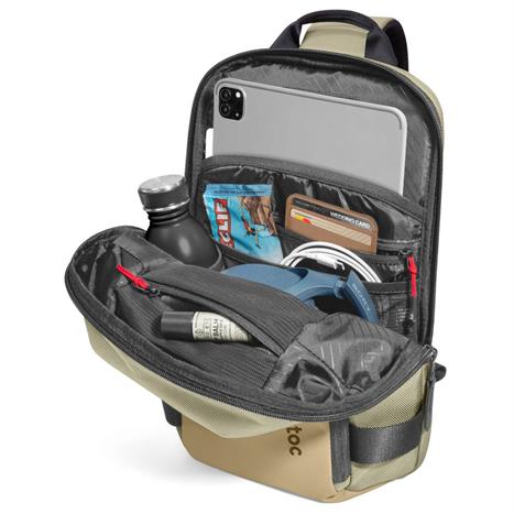 Túi đeo chống sốc laptop 14 inch Tomtoc T24M1K1 Kem Màu Khaki/xanh