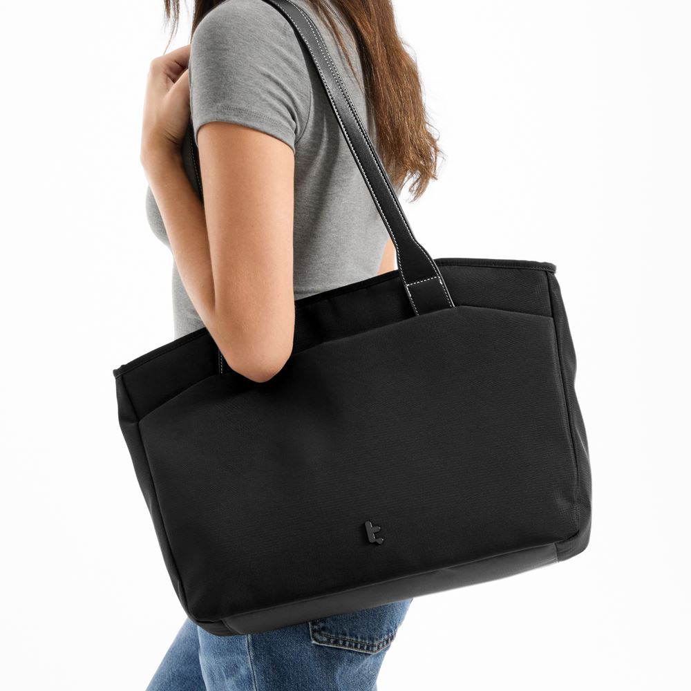 Túi xách chống sốc laptop 14 inch Tomtoc T23M1D1-2025 Đen Màu Đen