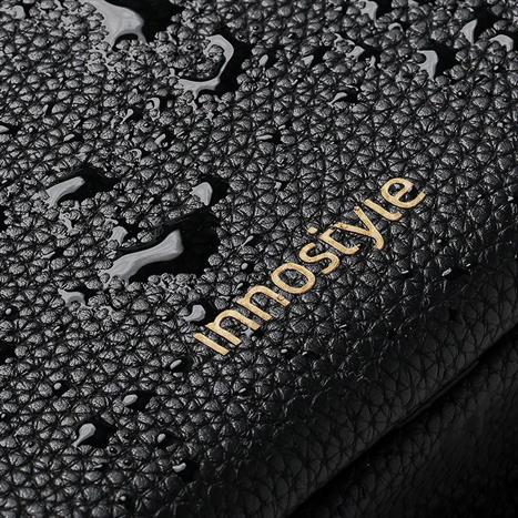 Túi chống sốc Laptop 14 inch Innostyle Lux Leather Laptop PLS-10BLK-14 Màu Đen