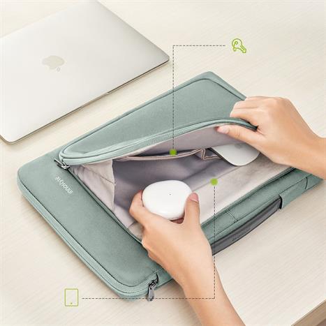 Túi xách chống sốc Laptop 14 inch Innostyle OmniProtect Carry S114MG-14 Màu Xám xanh