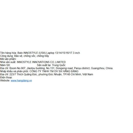 Balo Laptop 15.6 inch Innostyle Colorlite Lightweight P21DR Màu Đỏ