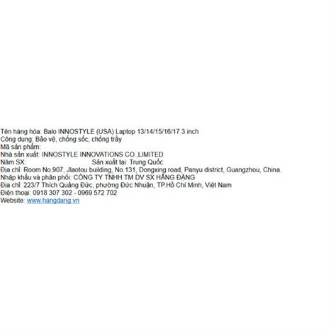 Balo Laptop 16 inch Innostyle CityTrek Elite Backpack P66BBG Màu Đen/Xanh