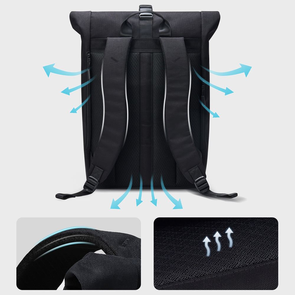 Balo Laptop 16 inch Innostyle CityTrek Elite Backpack P66BRY - 2