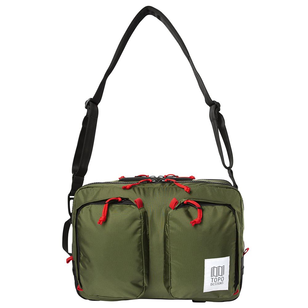 Túi đeo chống sốc Laptop 16 inch Topo Designs Global Briefcase 14L 28905 Màu Xanh Oliu