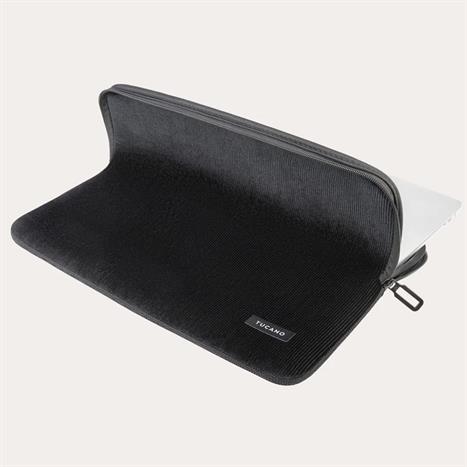 Túi chống sốc Laptop 13 inch TUCANO Velluto Macbook BFVELMB13-BK - Đen Màu Đen