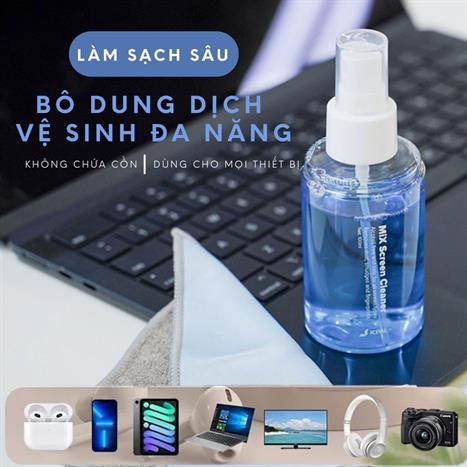 Chai xịt vệ sinh Jcpal Mix Screen Acohol-Free Màu Xanh Dương