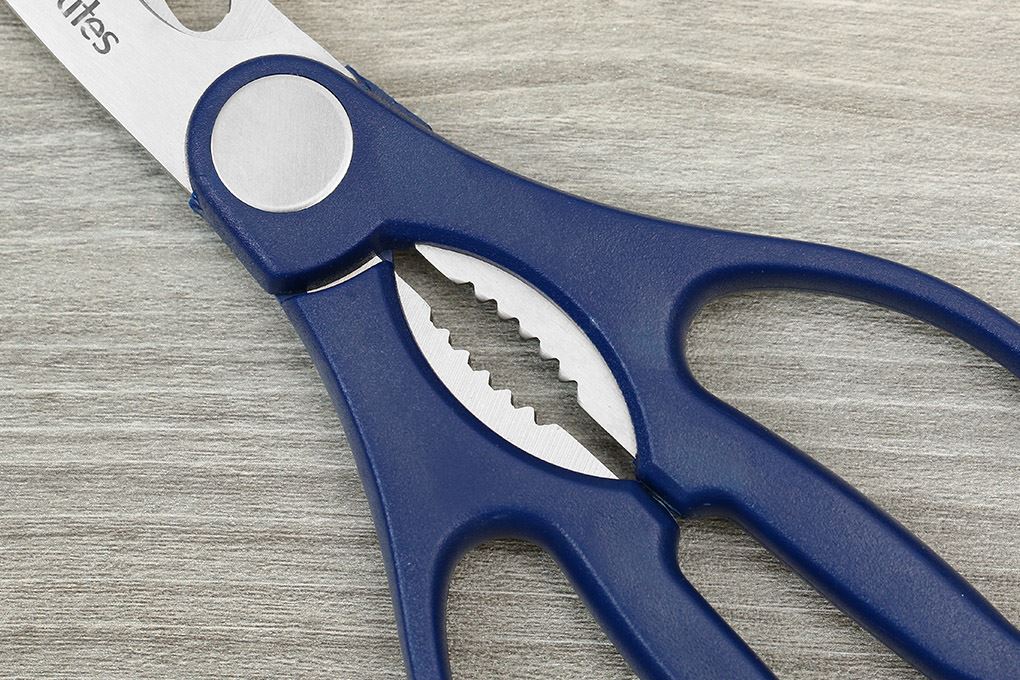 Kéo nhà bếp đa năng thép không gỉ 2Cr13 Delites 9230-2125D Màu Xanh dương đậm