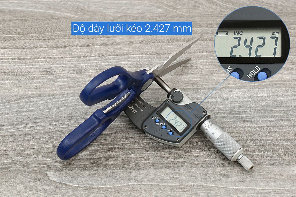 Kéo nhà bếp đa năng thép không gỉ 2Cr13 Delites 9230-2125D Màu Xanh dương đậm