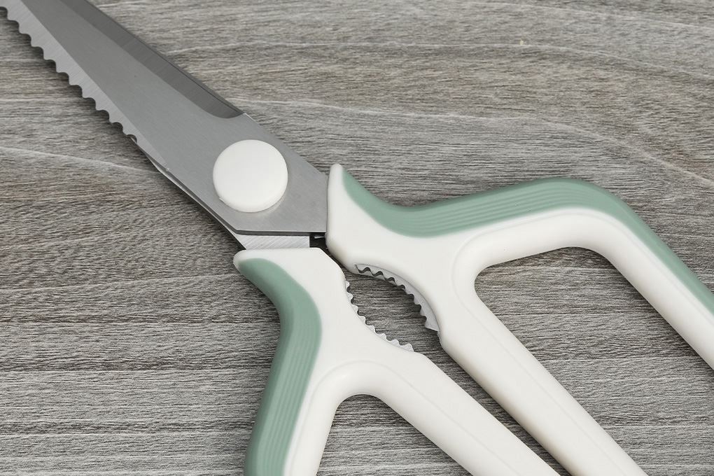 Kéo nhà bếp thép không gỉ 3Cr13 Delites CF7429 Màu Xanh lá