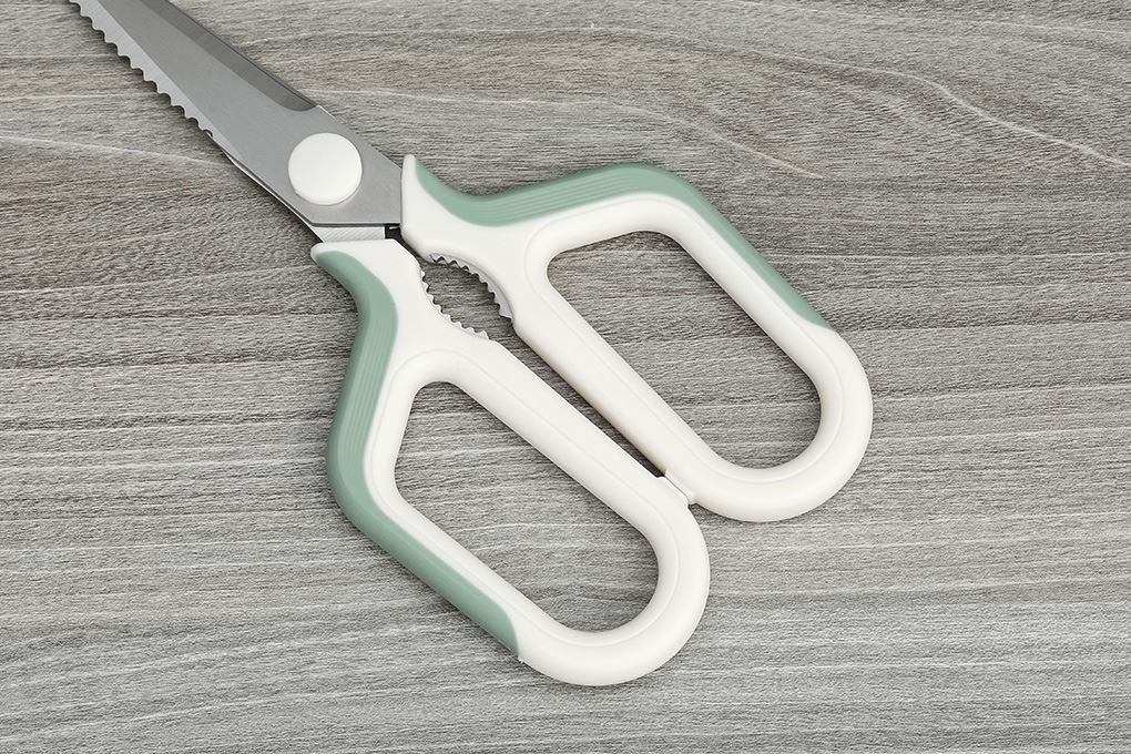 Kéo nhà bếp thép không gỉ 3Cr13 Delites CF7429 Màu Xanh lá