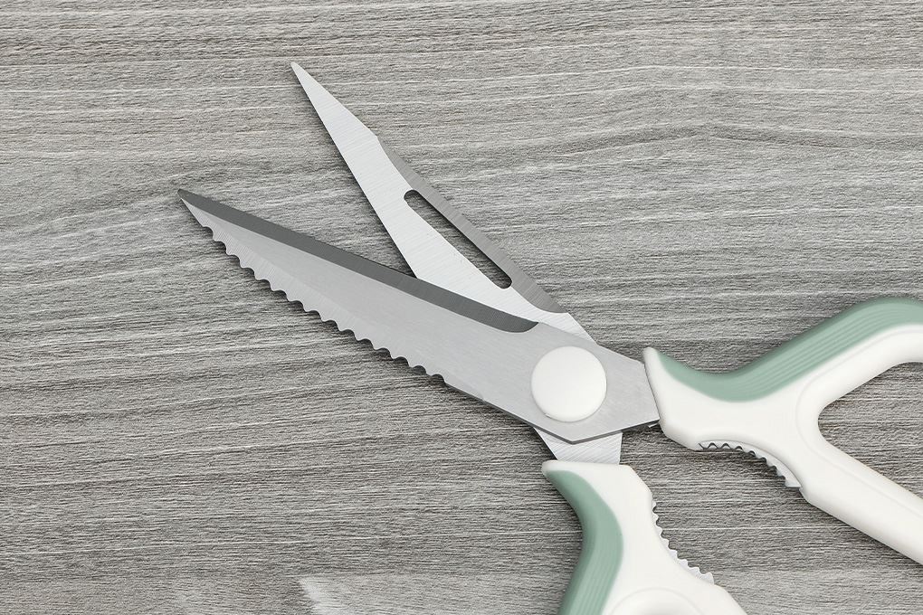 Kéo nhà bếp thép không gỉ 3Cr13 Delites CF7429 Màu Xanh lá