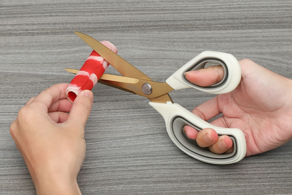 Kéo nhà bếp thép không gỉ 2Cr13 Delites STA036G Màu Trắng - Xám