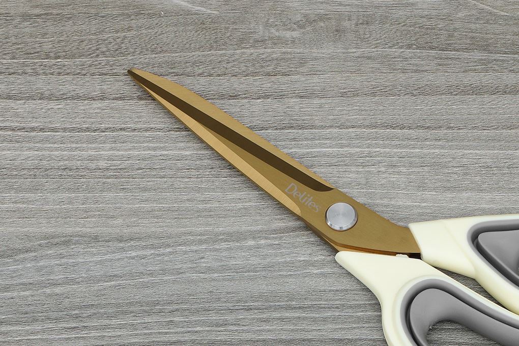 Kéo nhà bếp thép không gỉ 2Cr13 Delites STA036G Màu Trắng - Xám