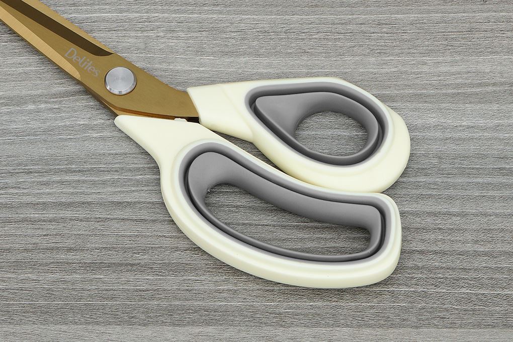 Kéo nhà bếp thép không gỉ 2Cr13 Delites STA036G Màu Trắng - Xám