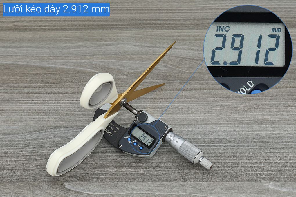 Kéo nhà bếp thép không gỉ 2Cr13 Delites STA036G Màu Trắng - Xám