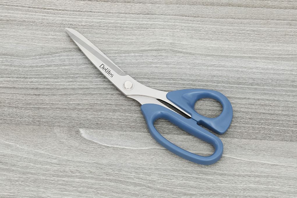 Kéo nhà bếp thép không gỉ 2Cr13 Delites STA077-9 Màu Xanh dương đậm