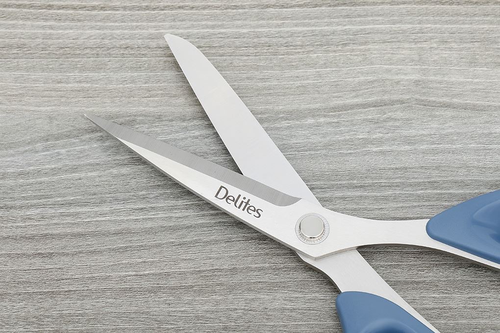 Kéo nhà bếp thép không gỉ 2Cr13 Delites STA077-9 Màu Xanh dương đậm