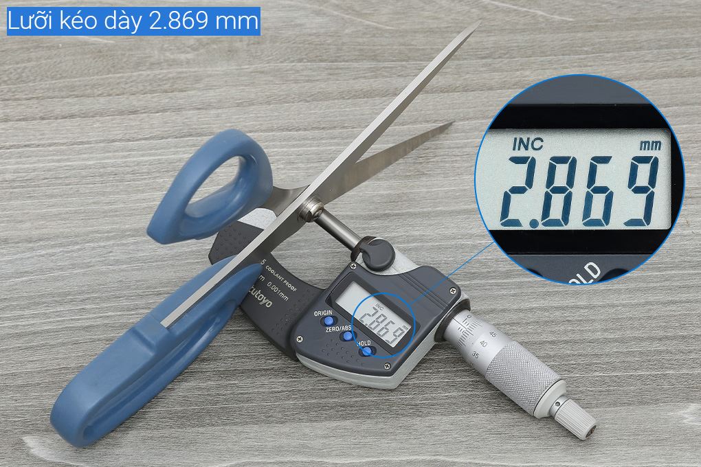 Kéo nhà bếp thép không gỉ 2Cr13 Delites STA077-9 Màu Xanh dương đậm