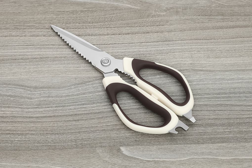 Kéo nhà bếp thép không gỉ 3Cr13 Delites CF7440 Màu Nâu nhạt