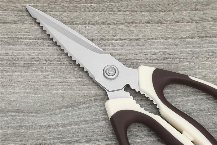 Kéo nhà bếp thép không gỉ 3Cr13 Delites CF7440 Màu Nâu nhạt