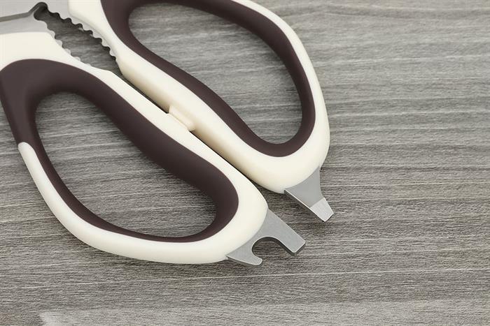 Kéo nhà bếp thép không gỉ 3Cr13 Delites CF7440 Màu Nâu nhạt