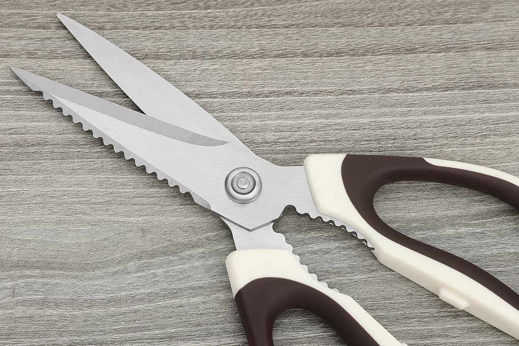 Kéo nhà bếp thép không gỉ 3Cr13 Delites CF7440 Màu Nâu nhạt