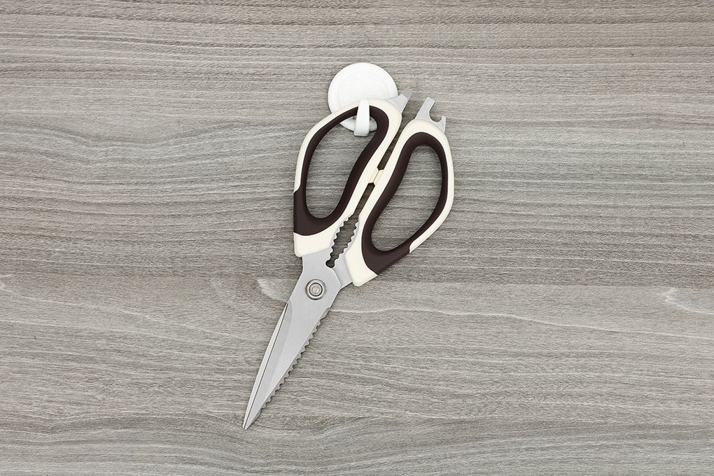 Kéo nhà bếp thép không gỉ 3Cr13 Delites CF7440 Màu Nâu nhạt