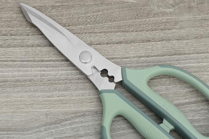 Kéo nhà bếp thép không gỉ 3Cr13 Delites CF7441 Màu Xanh lá