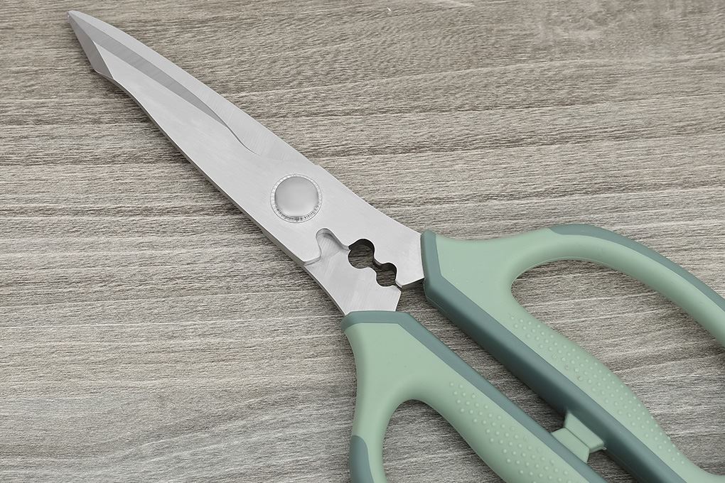 Kéo nhà bếp thép không gỉ 3Cr13 Delites CF7441 Màu Xanh lá