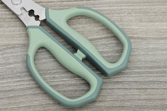 Kéo nhà bếp thép không gỉ 3Cr13 Delites CF7441 Màu Xanh lá