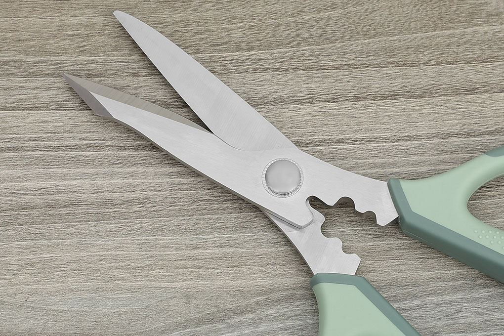 Kéo nhà bếp thép không gỉ 3Cr13 Delites CF7441 Màu Xanh lá