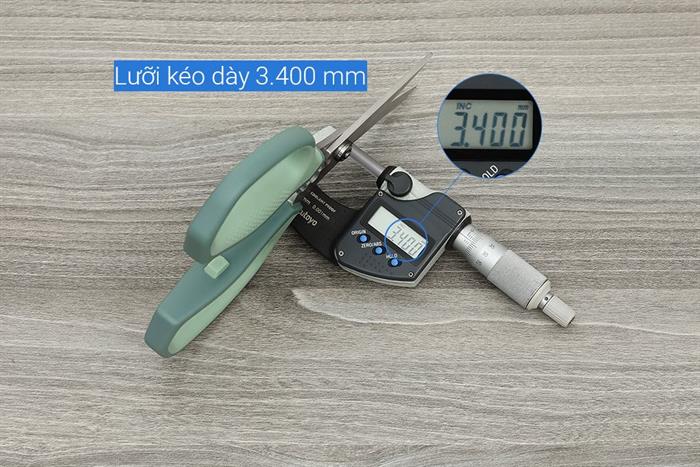 Kéo nhà bếp thép không gỉ 3Cr13 Delites CF7441 Màu Xanh lá