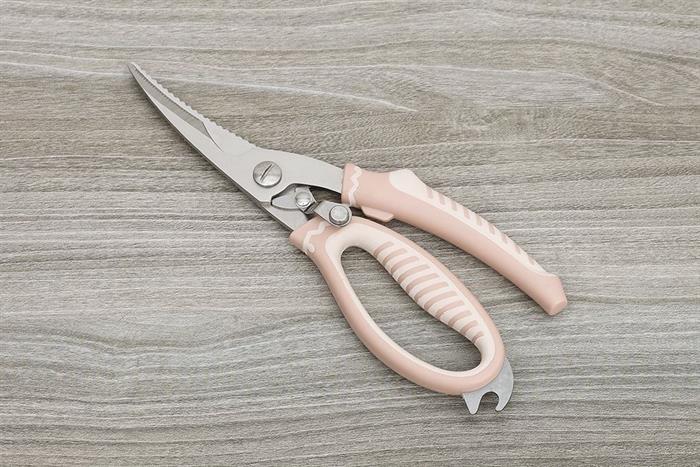 Kéo cắt xương thép không gỉ 3Cr13 Delites CF7442 Màu Hồng Kem