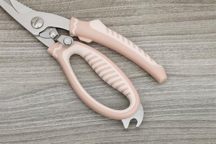 Kéo cắt xương thép không gỉ 3Cr13 Delites CF7442 Màu Hồng Kem