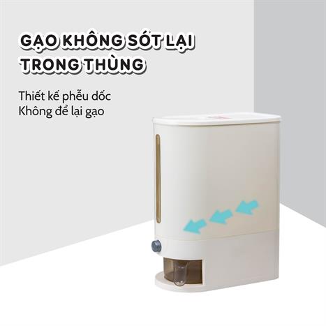 Thùng gạo 10 kg Tanaka TG0310-WH trắng Màu Trắng