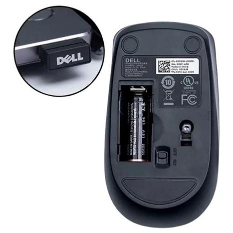Chuột không dây Dell WM118 - Đen Màu Đen
