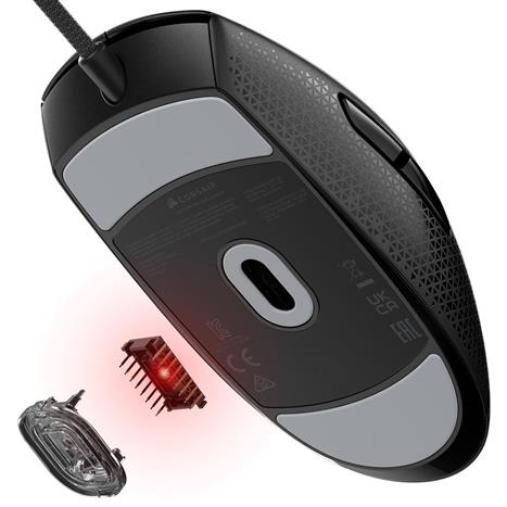 Chuột Có dây Gaming Corsair M55 Black/CH-930F000-AP Màu Đen