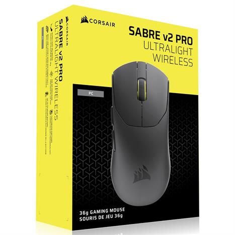 Chuột sạc Không dây Gaming Corsair SABRE V2 PRO Ultralight Black/CH-931G000-WW Màu Đen