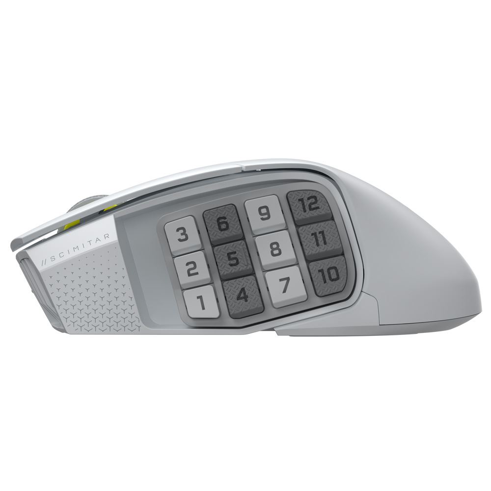 Chuột Bluetooth Gaming Corsair SCIMITAR ELITE SE White/CH-9314011-AP Màu Trắng