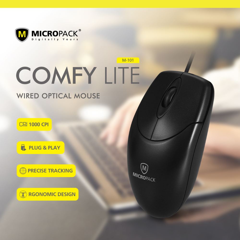 Chuột Có dây Gaming MicroPack M-101 - Đen - 7