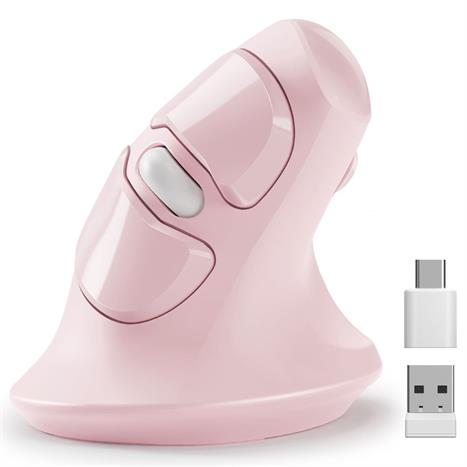 Chuột Bluetooth Silent MicroPack MP-V03W - Hồng Màu Hồng